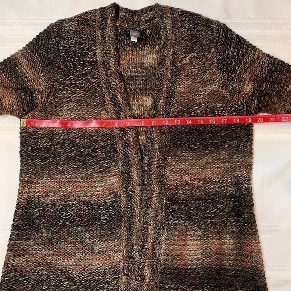 Additions by chico’s Open Cardigan Wool Blend Sz 1 (M/8) EUC - Picture 8 of 12
